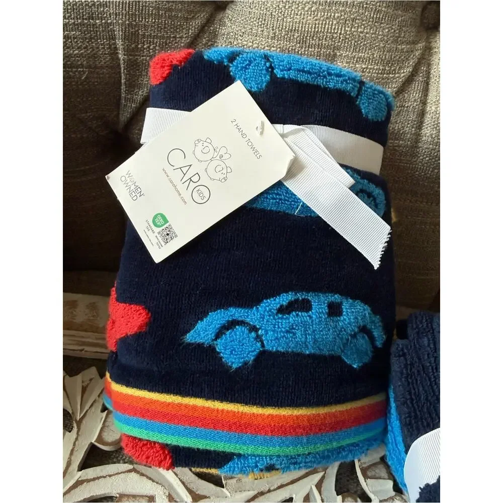 Caro Cars Hand Towels & Wash Clothes NEW